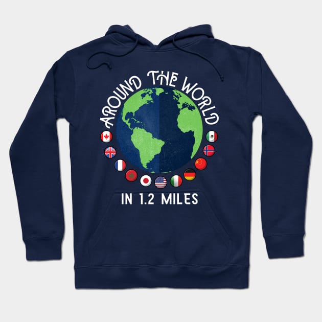 Around the World in 1.2 Miles- World Showcase Inspired Hoodie by Love Of Mouse